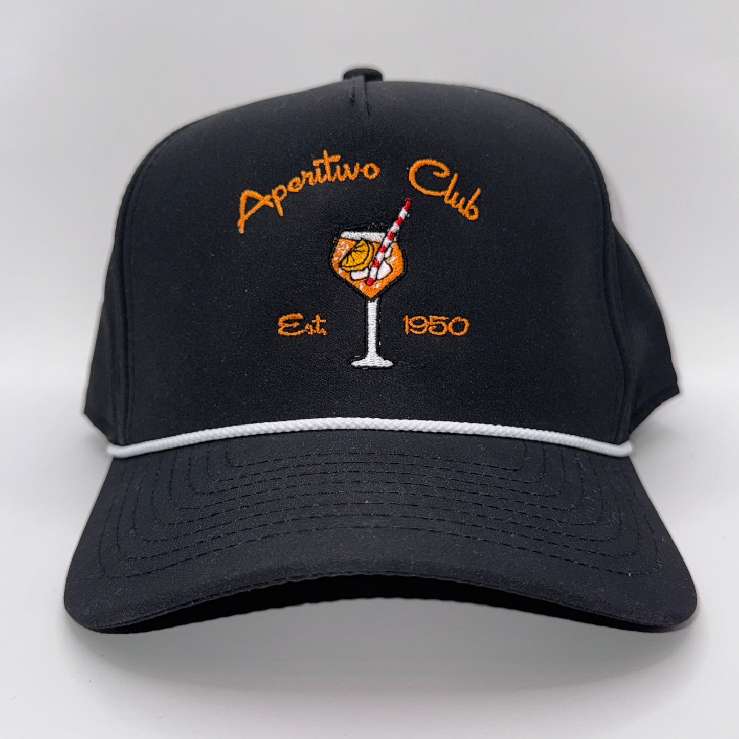 Aperitivo Club Hat – Embroidered Rope & Trucker Cap