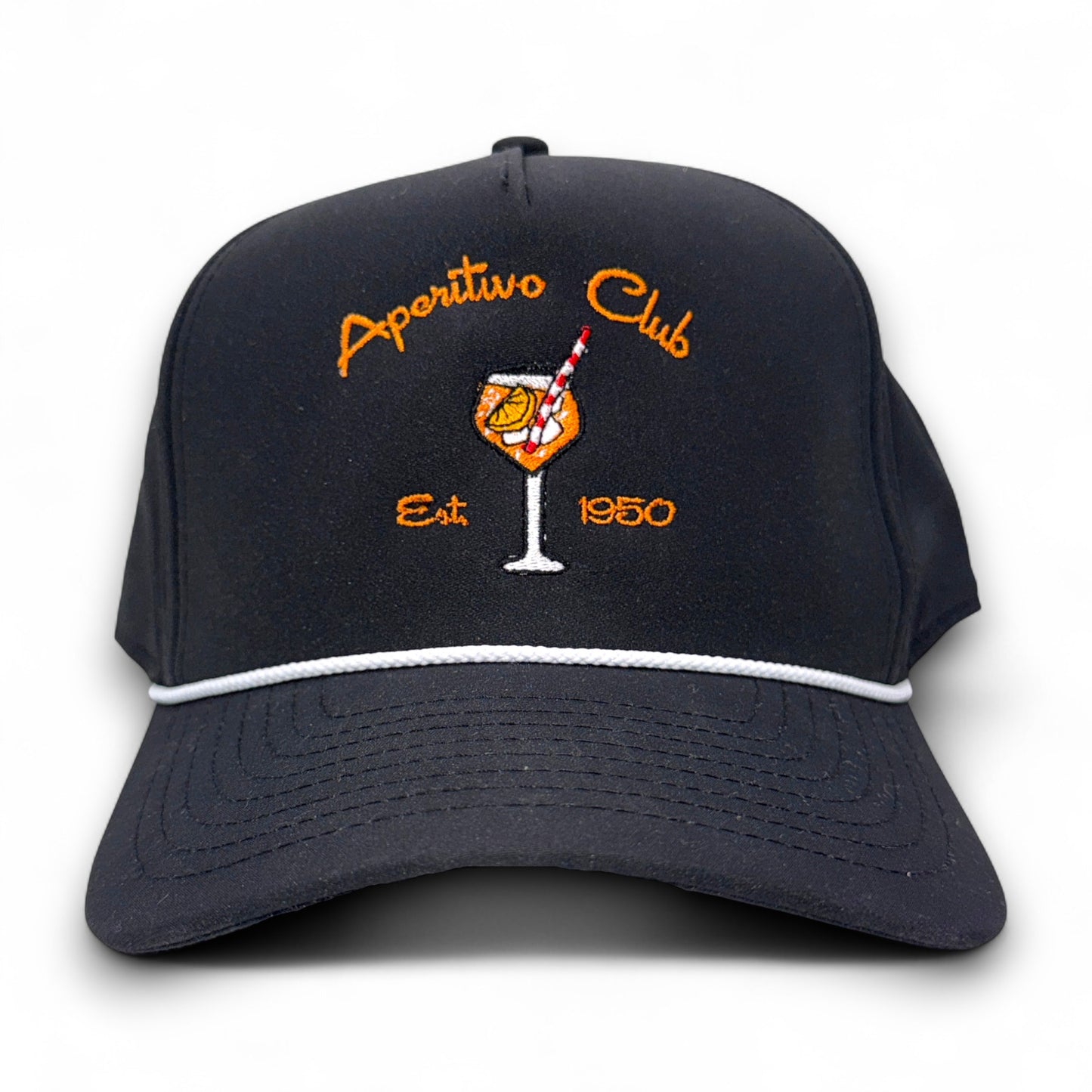 Aperitivo Club Hat – Embroidered Rope & Trucker Cap