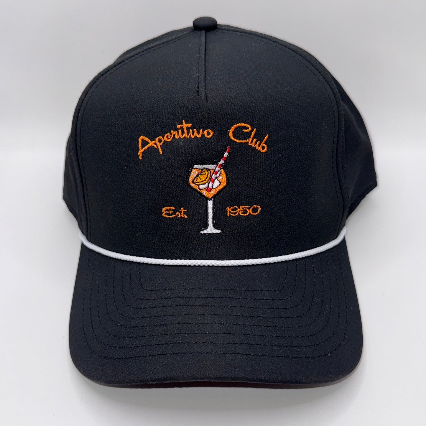 Aperitivo Club Hat – Embroidered Rope & Trucker Cap