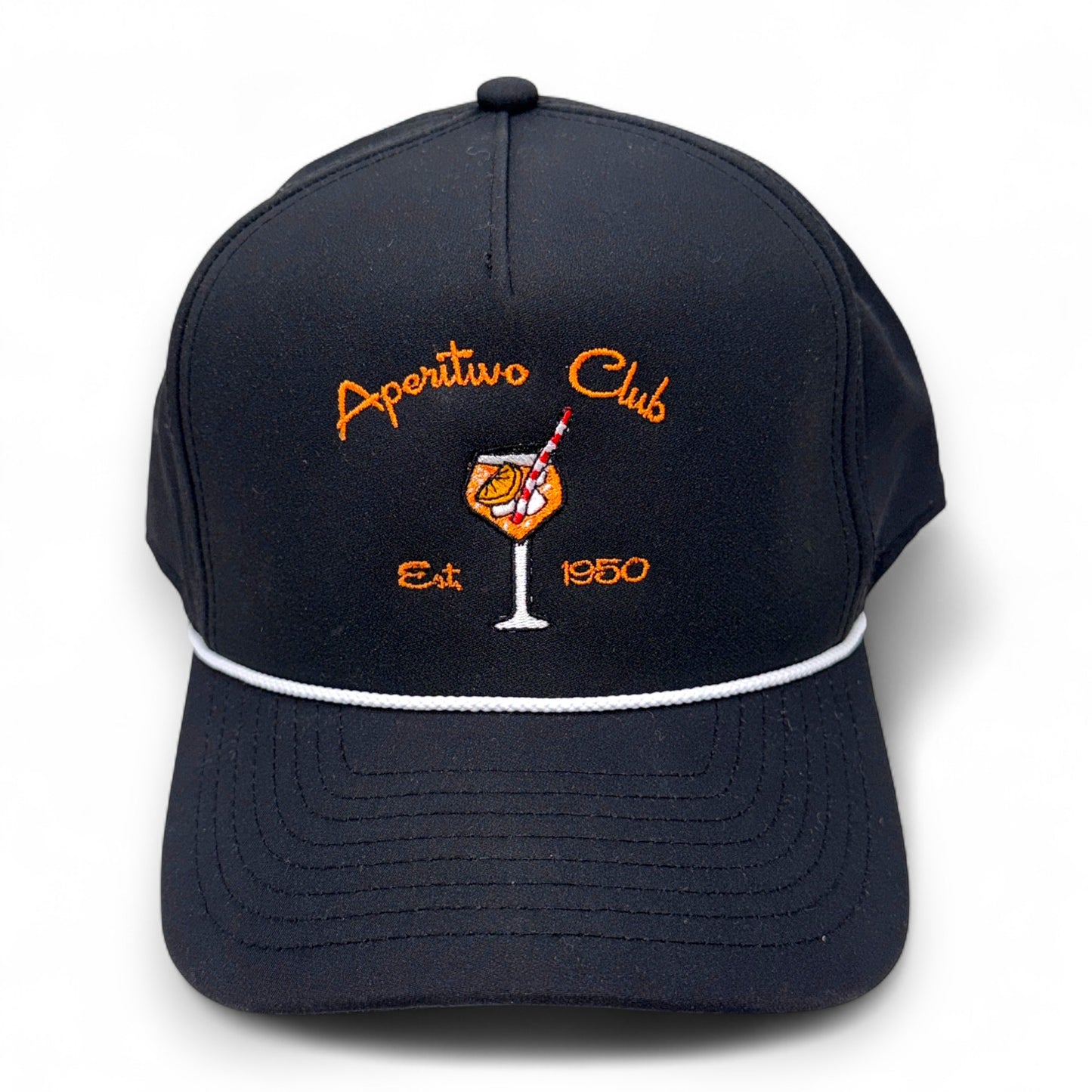 Aperitivo Club Hat – Embroidered Rope & Trucker Cap