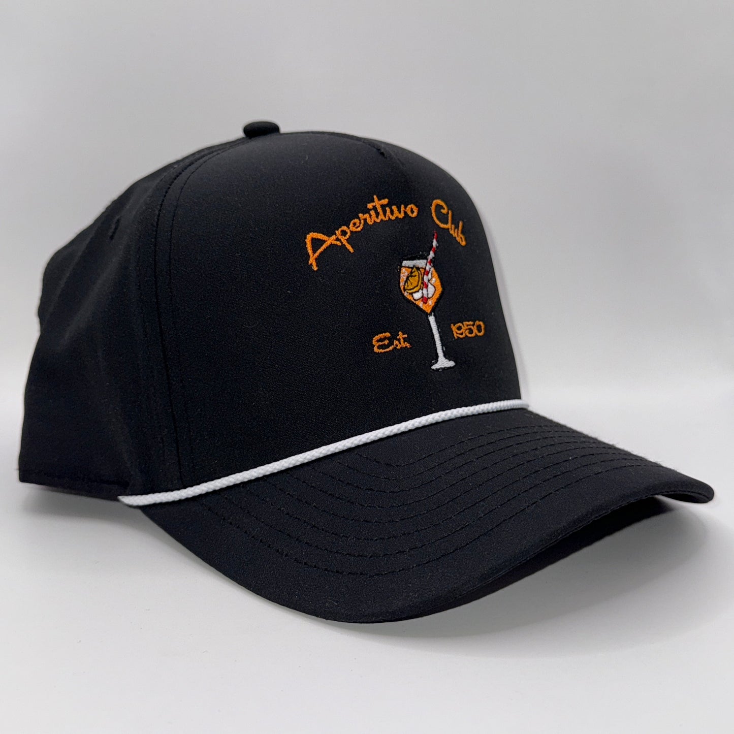 Aperitivo Club Hat – Embroidered Rope & Trucker Cap