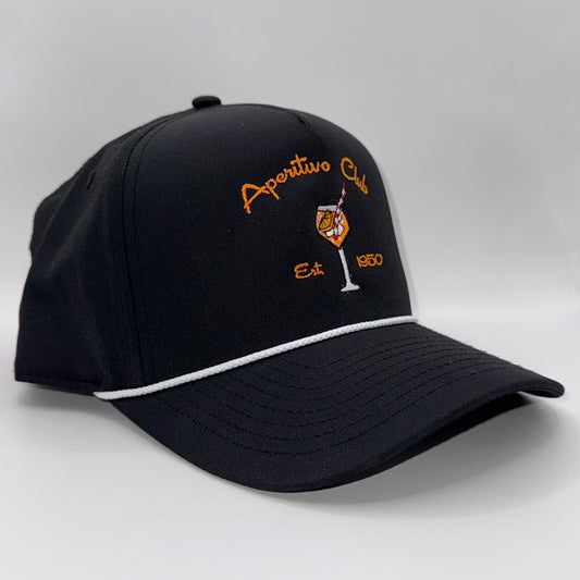 Aperitivo Club Hat – Embroidered Rope & Trucker Cap