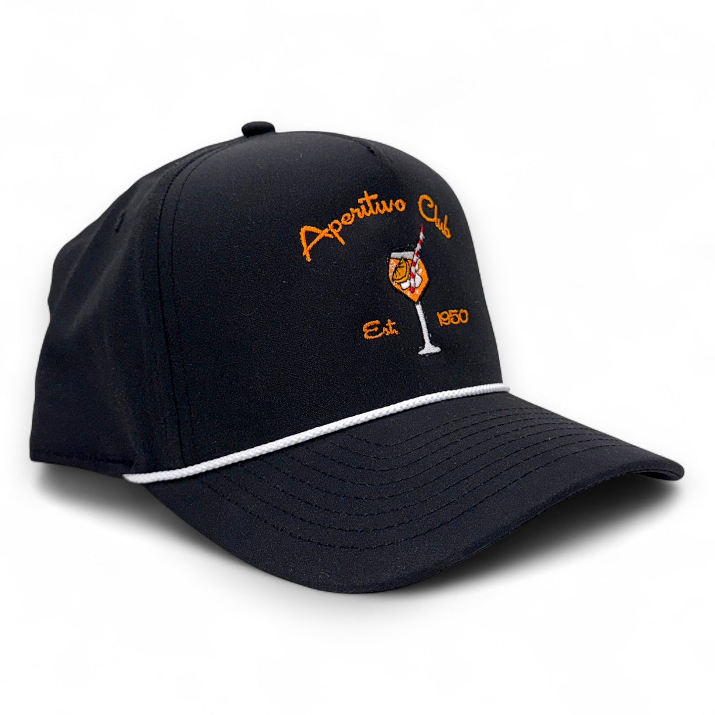 Aperitivo Club Hat – Embroidered Rope & Trucker Cap