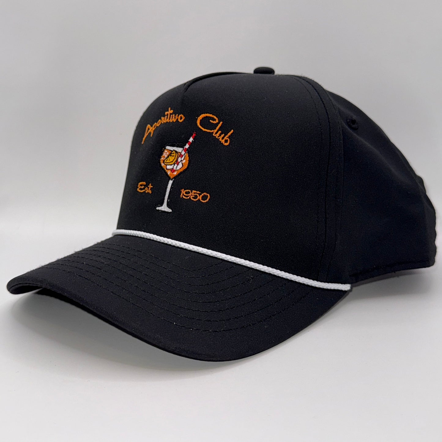 Aperitivo Club Hat – Embroidered Rope & Trucker Cap