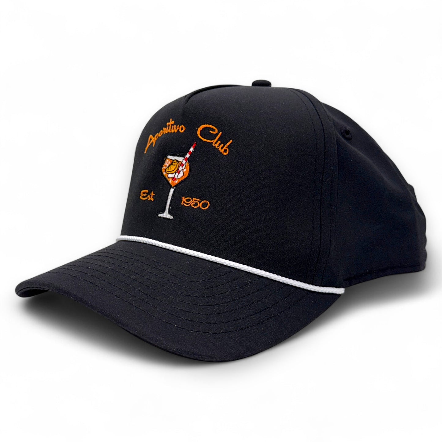 Aperitivo Club Hat – Embroidered Rope & Trucker Cap