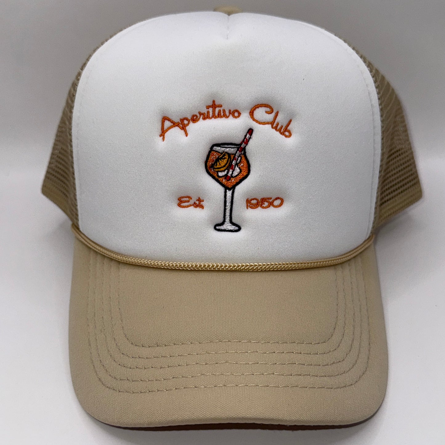 Aperitivo Club Hat – Embroidered Rope & Trucker Cap
