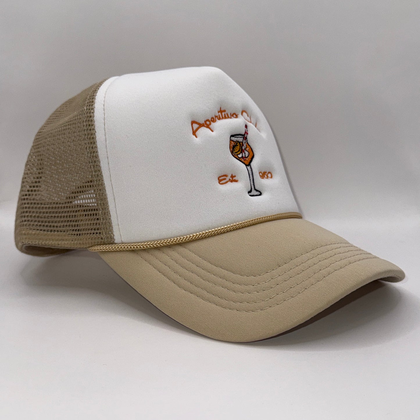 Aperitivo Club Hat – Embroidered Rope & Trucker Cap
