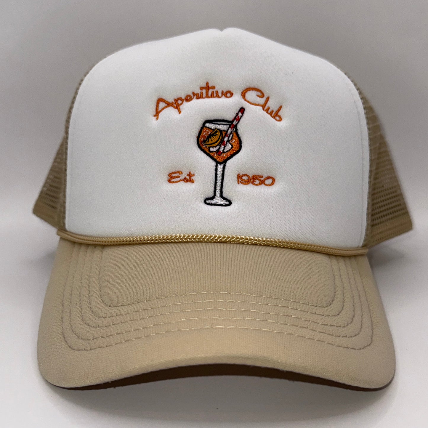 Aperitivo Club Hat – Embroidered Rope & Trucker Cap