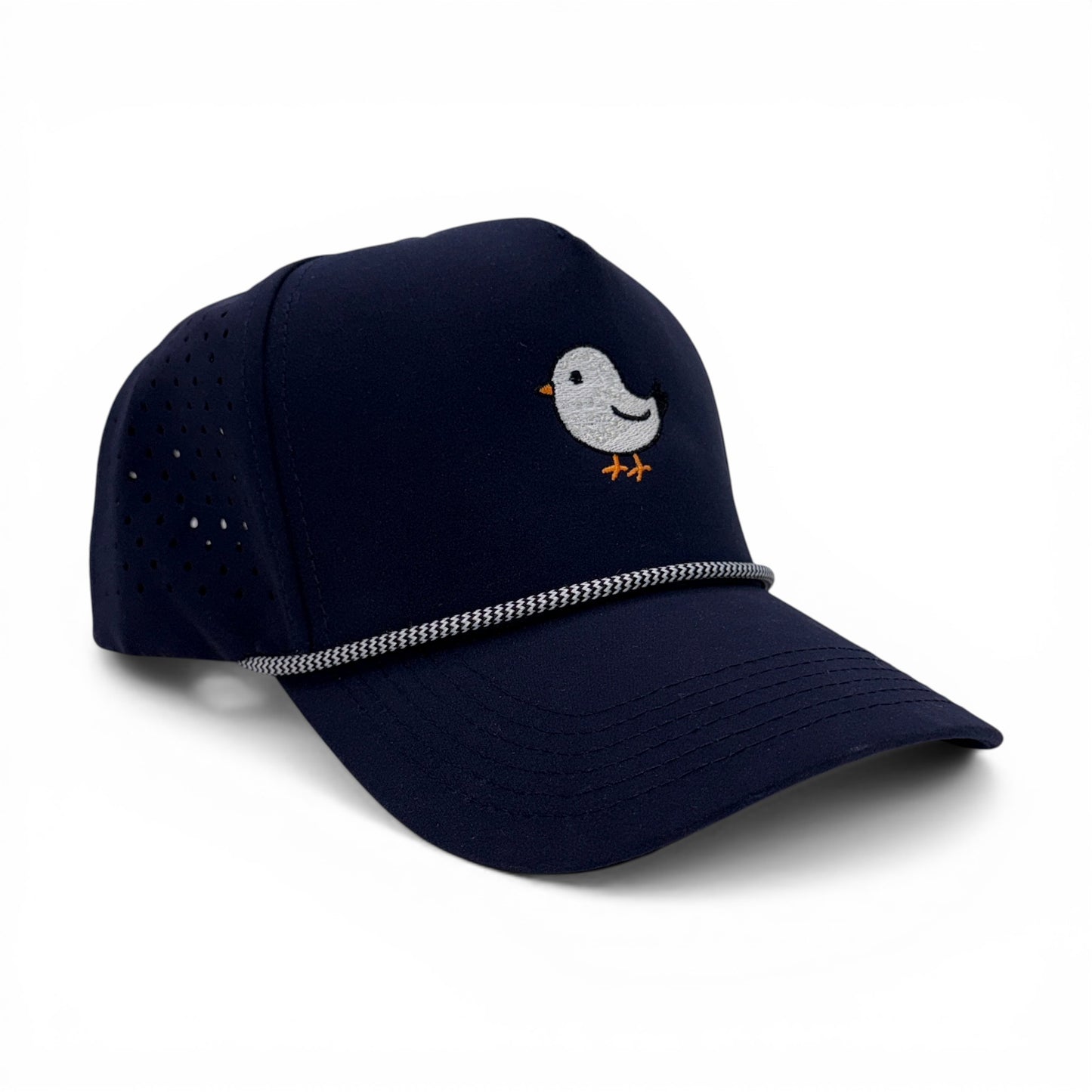 Birdie Ball Performance Rope Hat – alternate view – Mad Capper embroidered hat