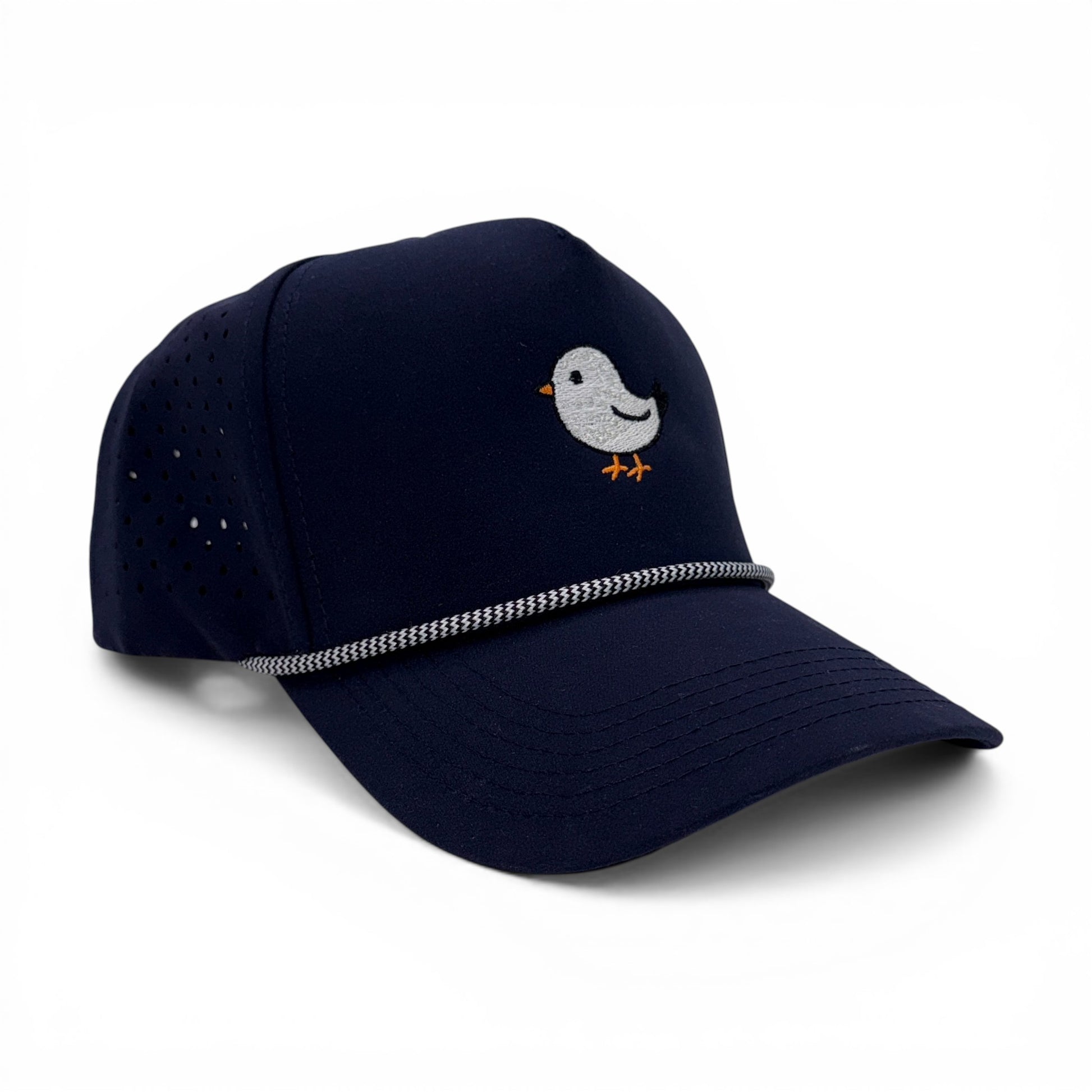 Birdie Ball Performance Rope Hat – alternate view – Mad Capper embroidered hat