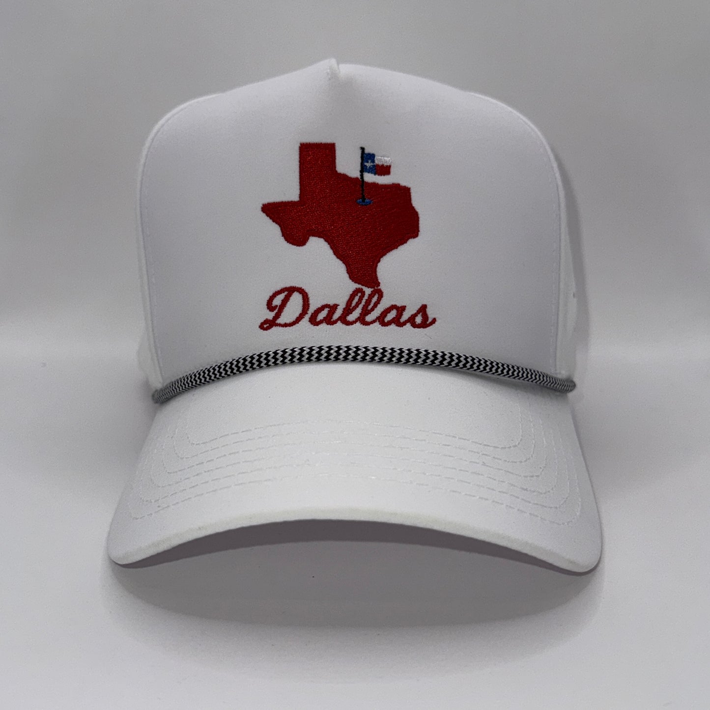 The Dallas Gameday Hat – Embroidered Rope & Trucker Cap