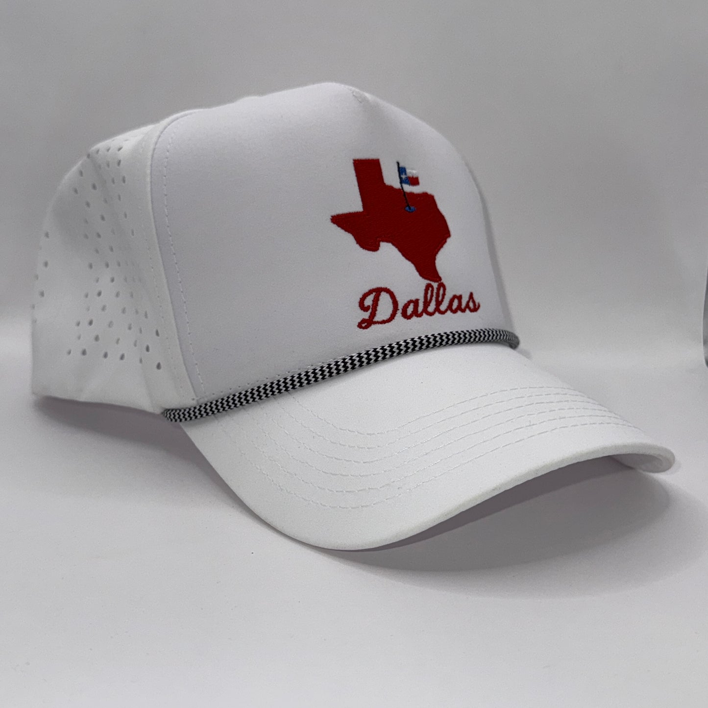 The Dallas Gameday Hat – Embroidered Rope & Trucker Cap