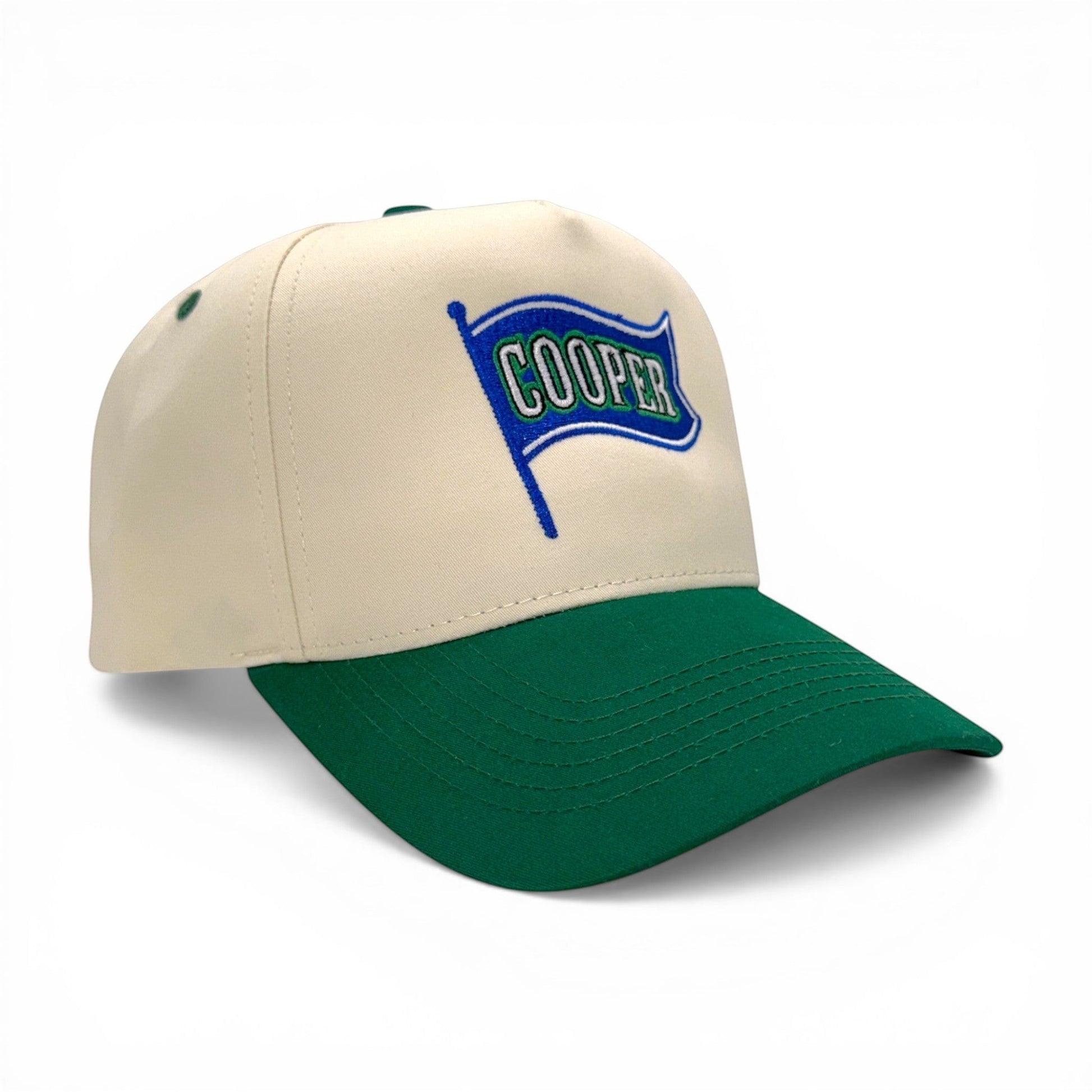 Flag of COOPER Hat – City Classic Edition – back view – Mad Capper embroidered hat