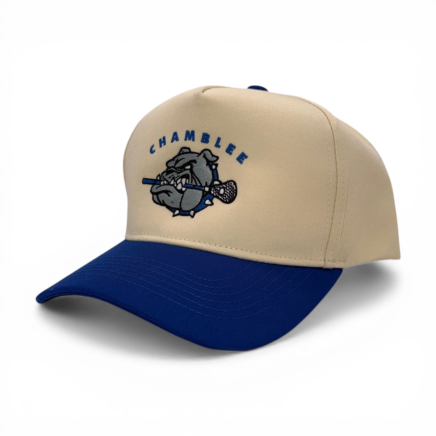 Chamblee HS Lacrosse Cap – angled left view – Mad Capper embroidered hat