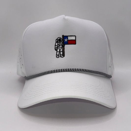 Lone Star Astronaut Cap -Texas Flag Rope Hat
