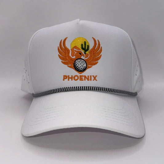 Phoenix Phoenix – White Performance Rope Cap
