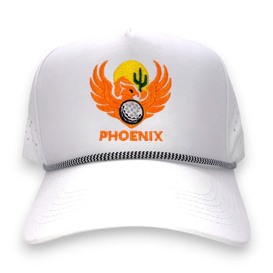 Phoenix Phoenix – White Performance Rope Cap