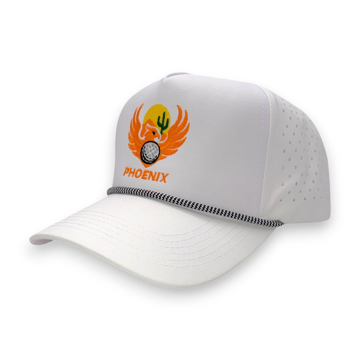 Phoenix Phoenix – White Performance Rope Cap