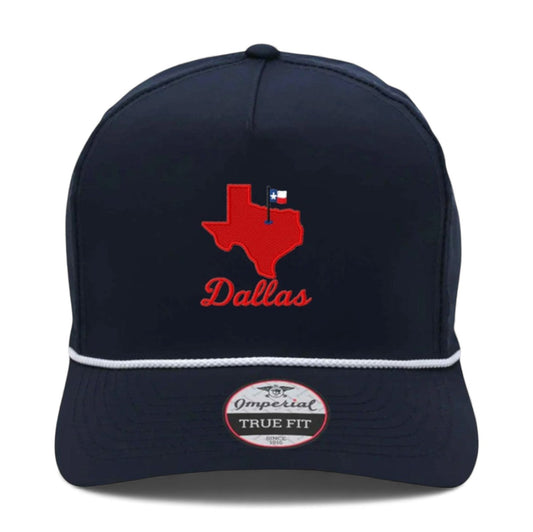 The Dallas Gameday Hat – Embroidered Rope & Trucker Cap