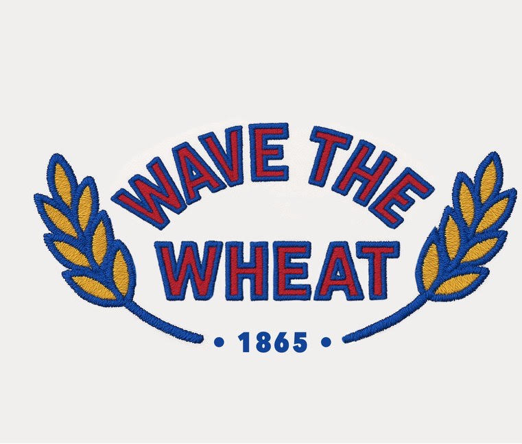 Wave the Wheat Kansas Golf Hat - Embroidered Trucker Hat