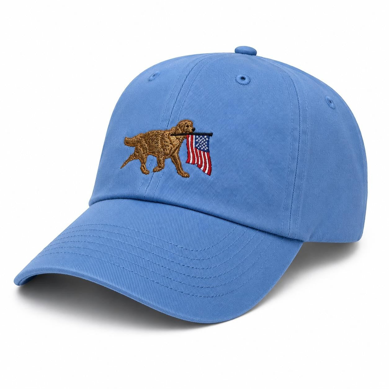 American Retriever Hat - Baby Blue Baseball Hat