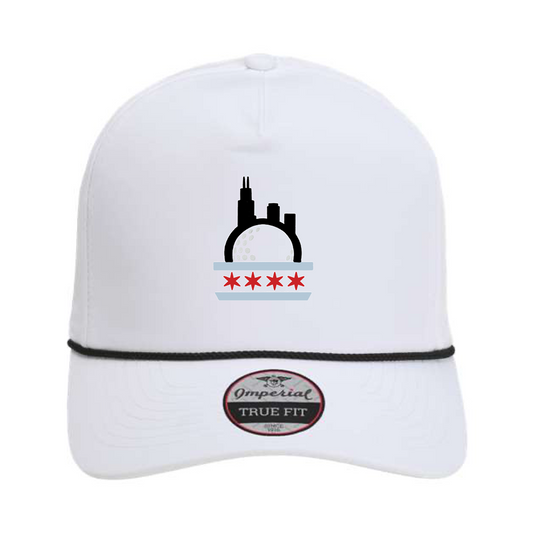 Chicago Drive Golf Hat – Embroidered Rope Cap