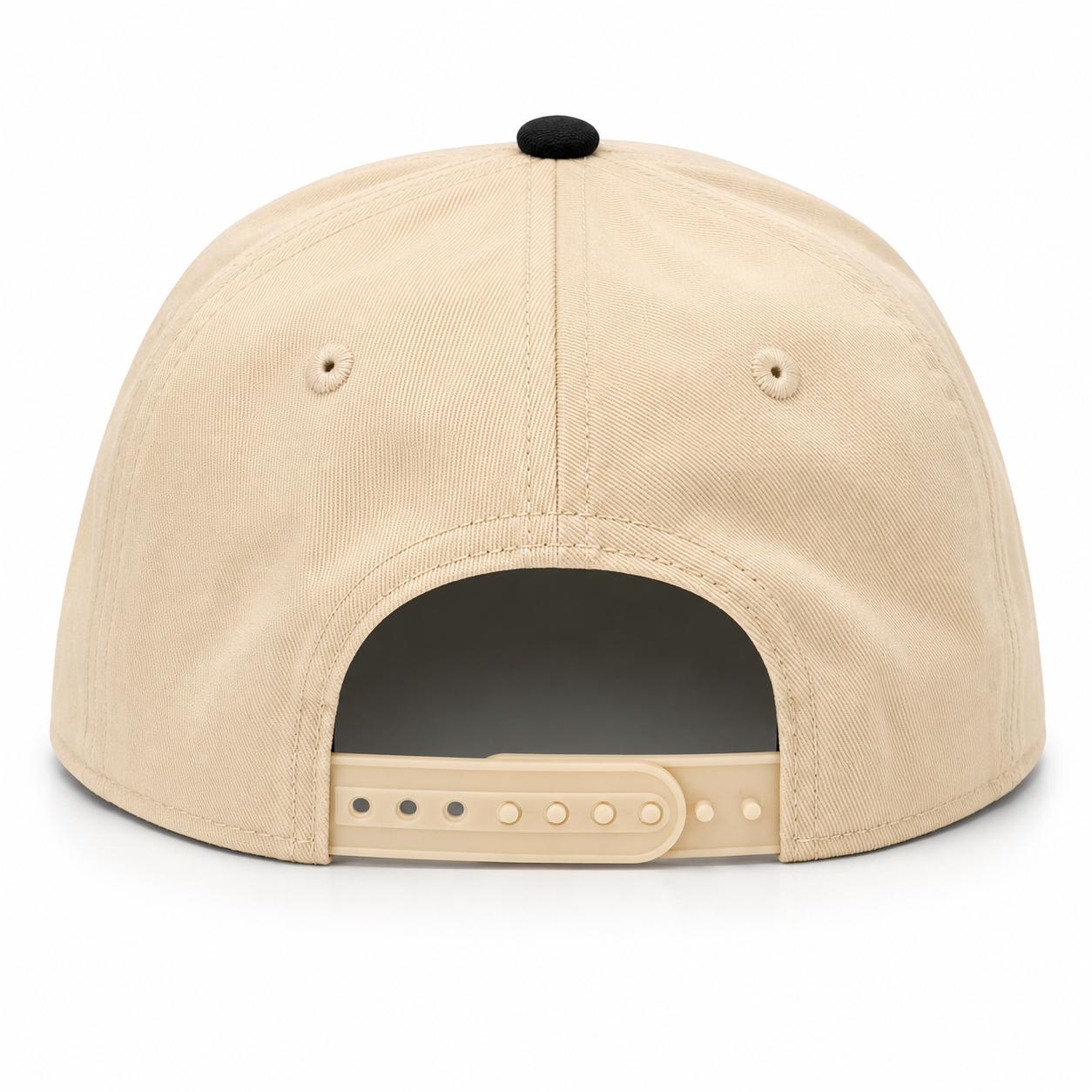 Denver Yacht Club Hat - Tan Navy Classic - back