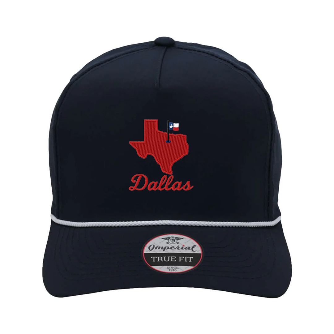 The Dallas Gameday Hat – Embroidered Rope & Trucker Cap