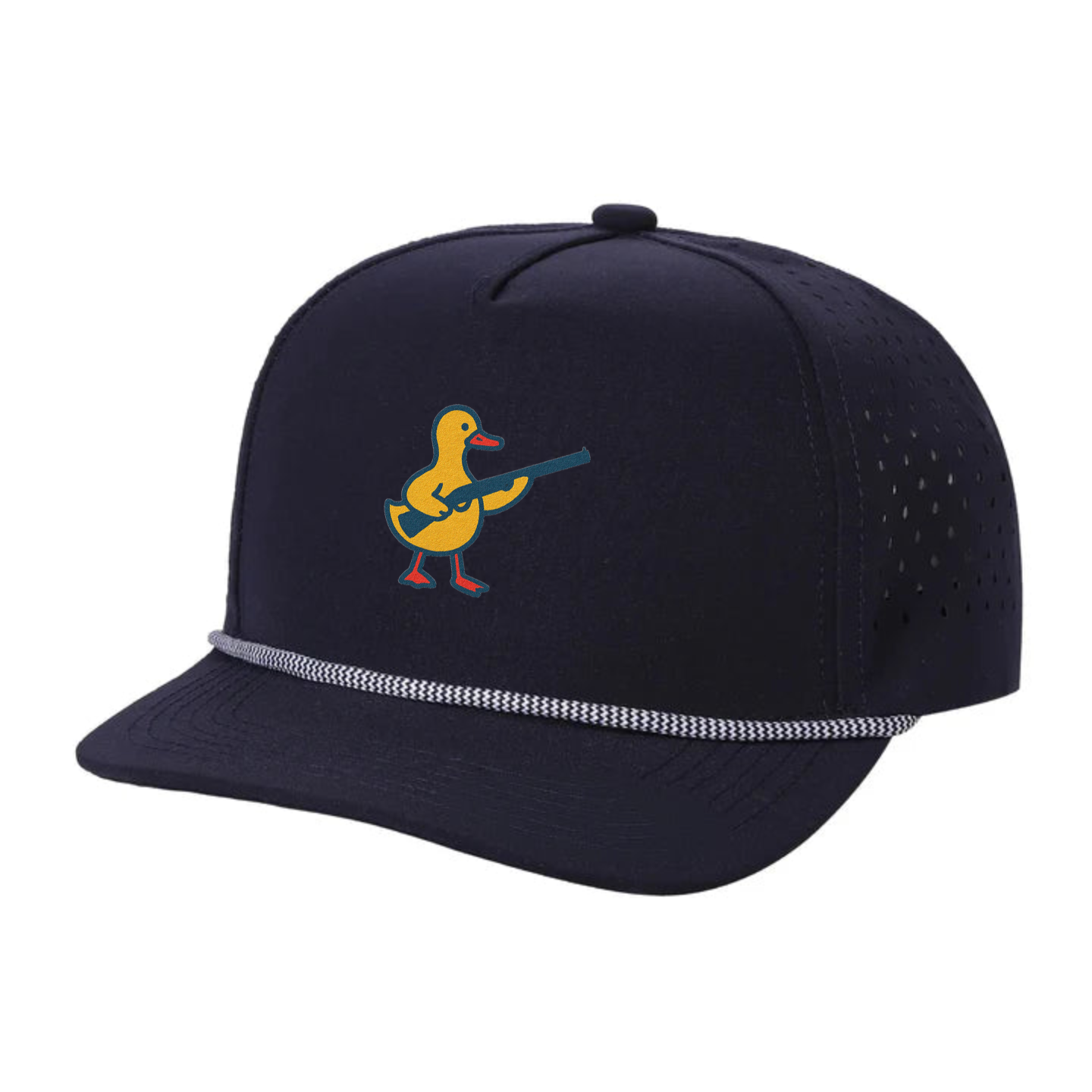 Duck Huntin’ Hat – Embroidered Rope Cap