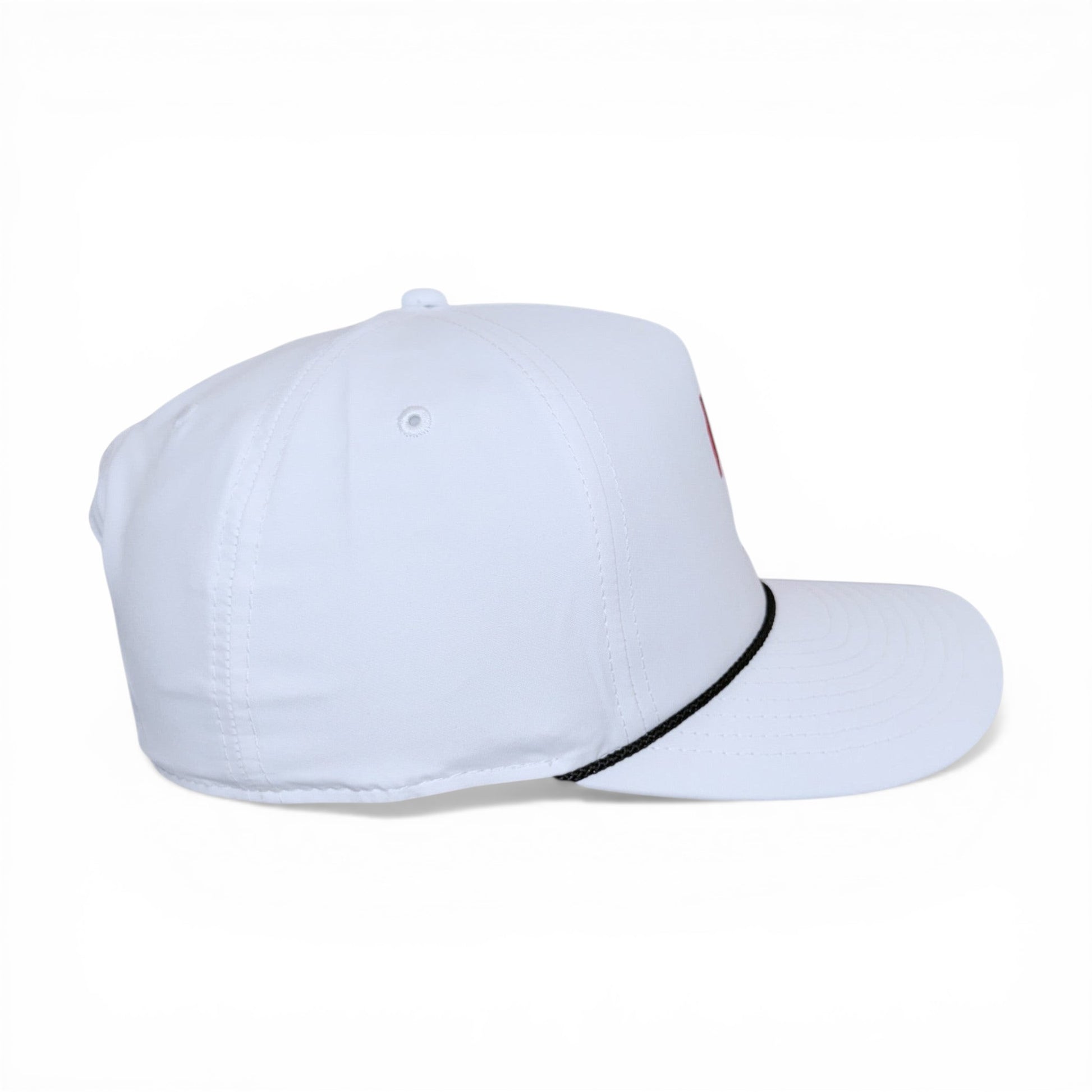 Mad Capper white 5-panel rope hat with embroidered Dallas Pickleball Club logo and adjustable snapback.